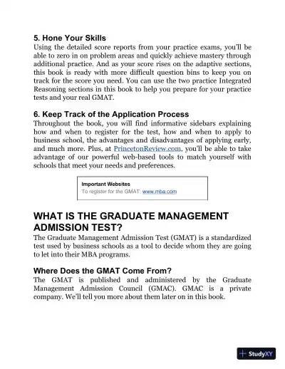 Princeton Review GMAT Premium Prep, 2021: 6 Computer-Adaptive Practice Tests + Review and Techniques (2020) - Page 18 preview image