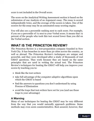 Princeton Review GMAT Premium Prep, 2021: 6 Computer-Adaptive Practice Tests + Review and Techniques (2020) - Page 25 preview image