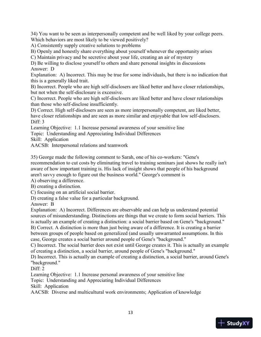 Test Bank for Developing Management Skills, 10th Edition, page 15