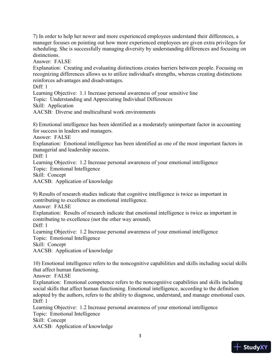 Test Bank for Developing Management Skills, 10th Edition, page 5