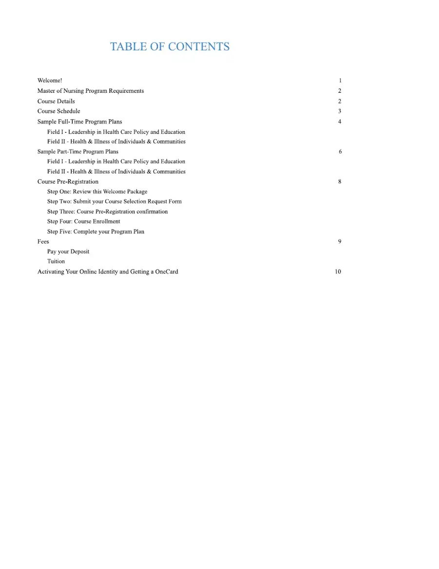 2025 MN Course Stream Welcome Package, page 2
