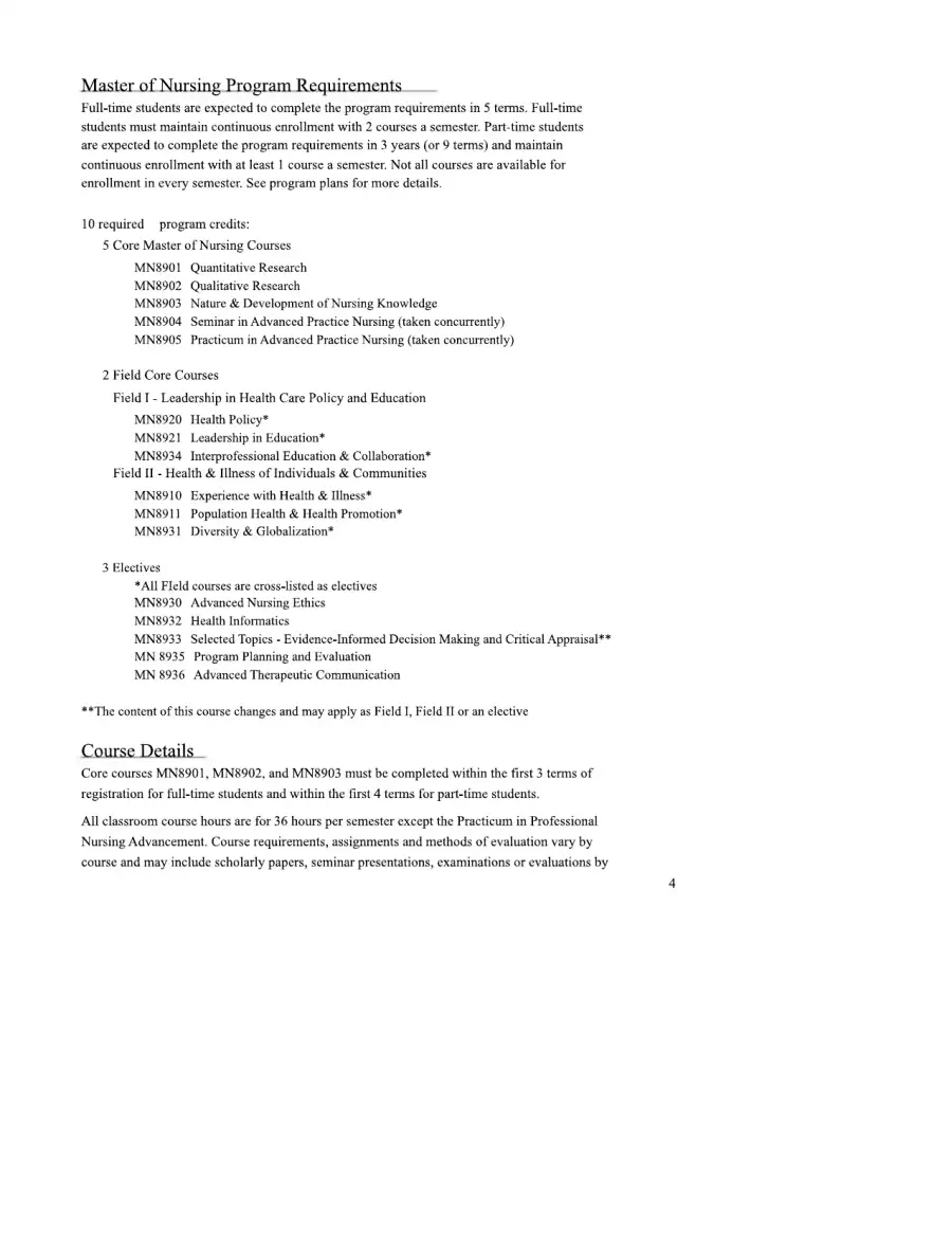 2025 MN Course Stream Welcome Package, page 4