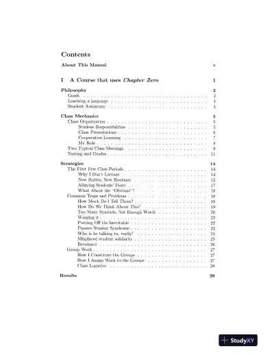 Solution Manual for Chapter Zero: Fundamental Notions of Abstract Mathematics, 2nd Edition - Page 3 preview image