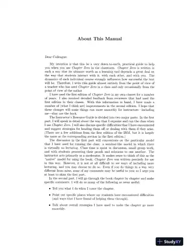 Solution Manual for Chapter Zero: Fundamental Notions of Abstract Mathematics, 2nd Edition - Page 7 preview image