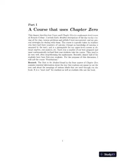 Solution Manual for Chapter Zero: Fundamental Notions of Abstract Mathematics, 2nd Edition - Page 9 preview image