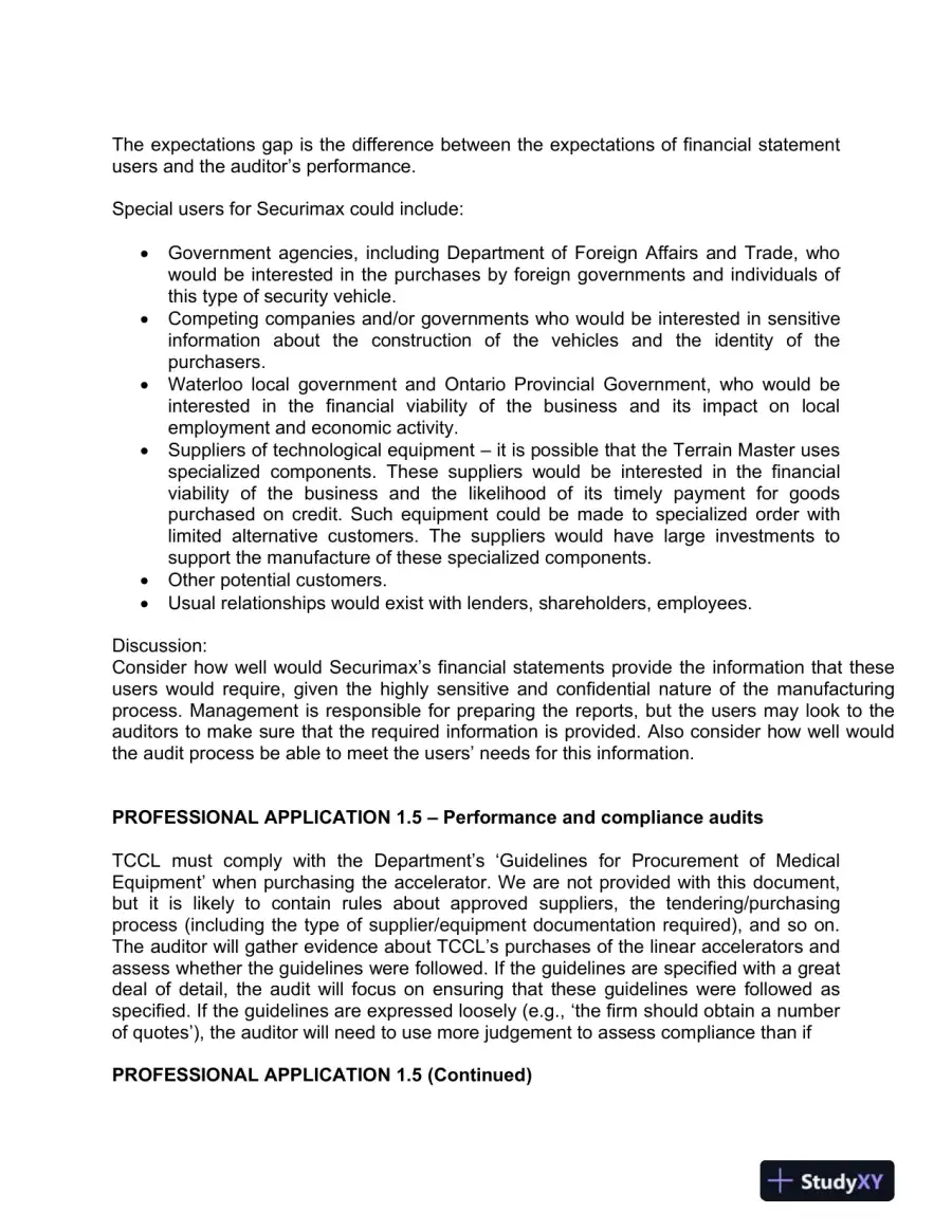 Auditing : A Practical Approach, 2nd Canadian Edition Solution Manual, page 13