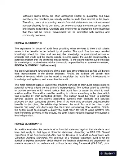 Auditing : A Practical Approach, 2nd Canadian Edition Solution Manual - Page 4 preview image