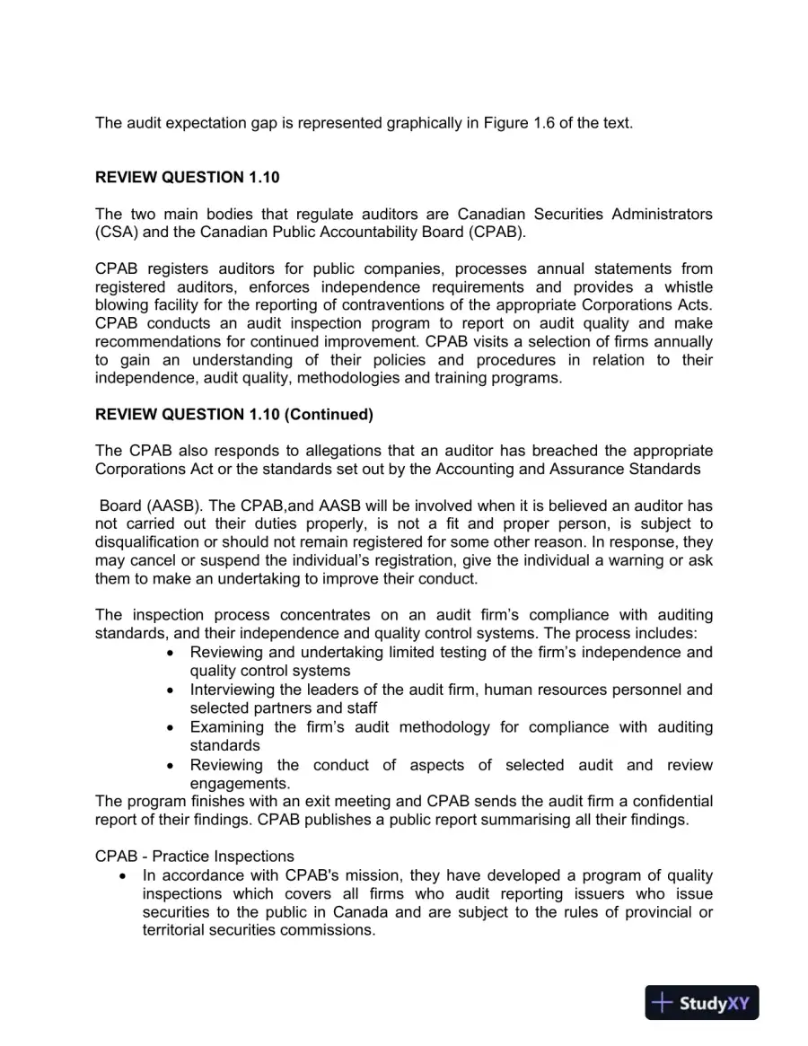 Auditing : A Practical Approach, 2nd Canadian Edition Solution Manual, page 9