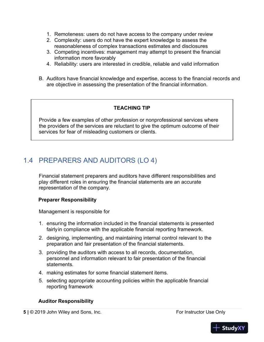 Lecture Notes For Auditing: A Practical Approach with Data Analytics, 1st Edition, page 6
