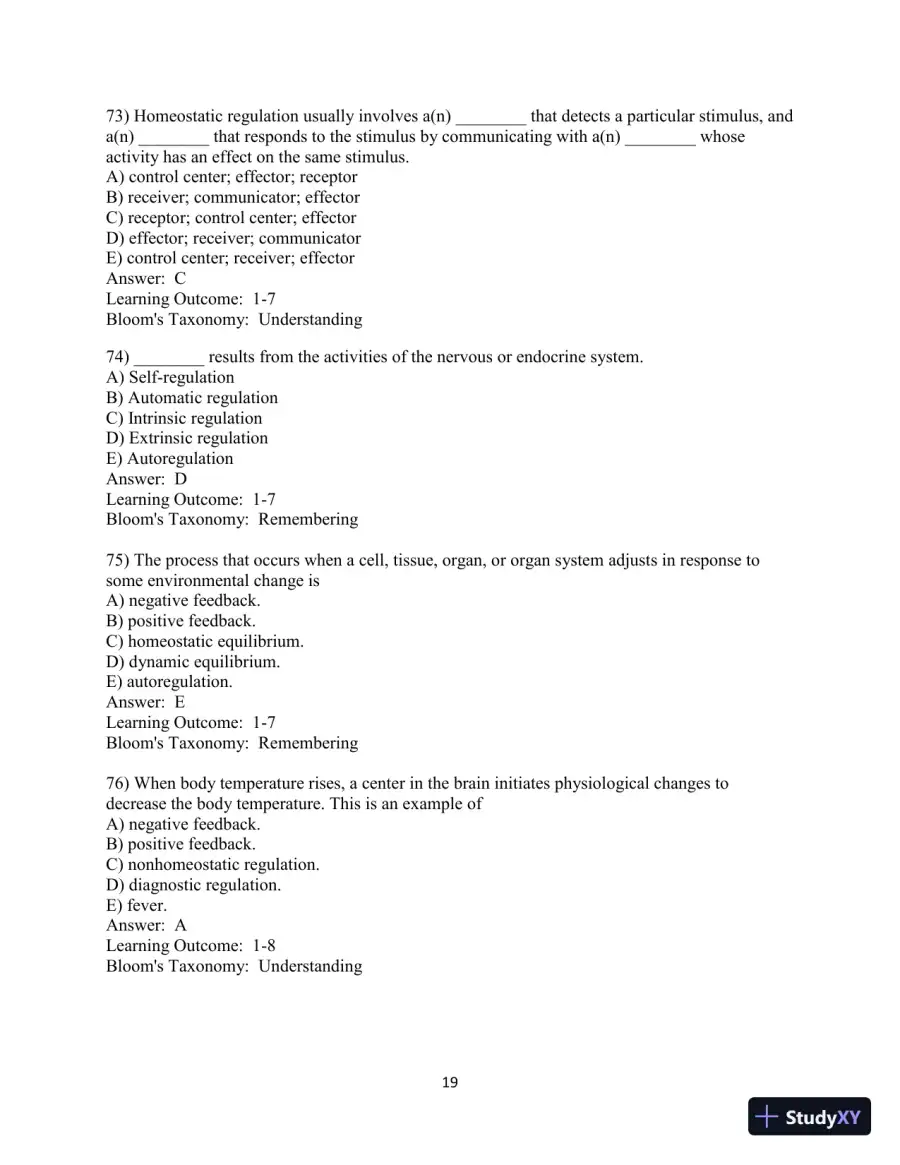 Fundamentals of Anatomy & Physiology, 11th Edition Test Bank, page 20