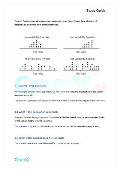 Statistics - Sampling - Page 5 preview image