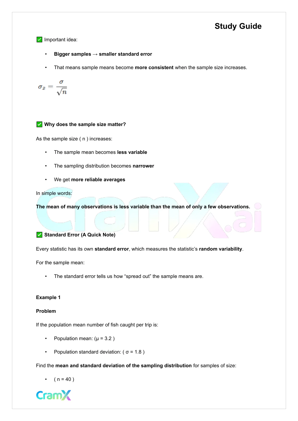 Statistics - Sampling - Page 7 preview image
