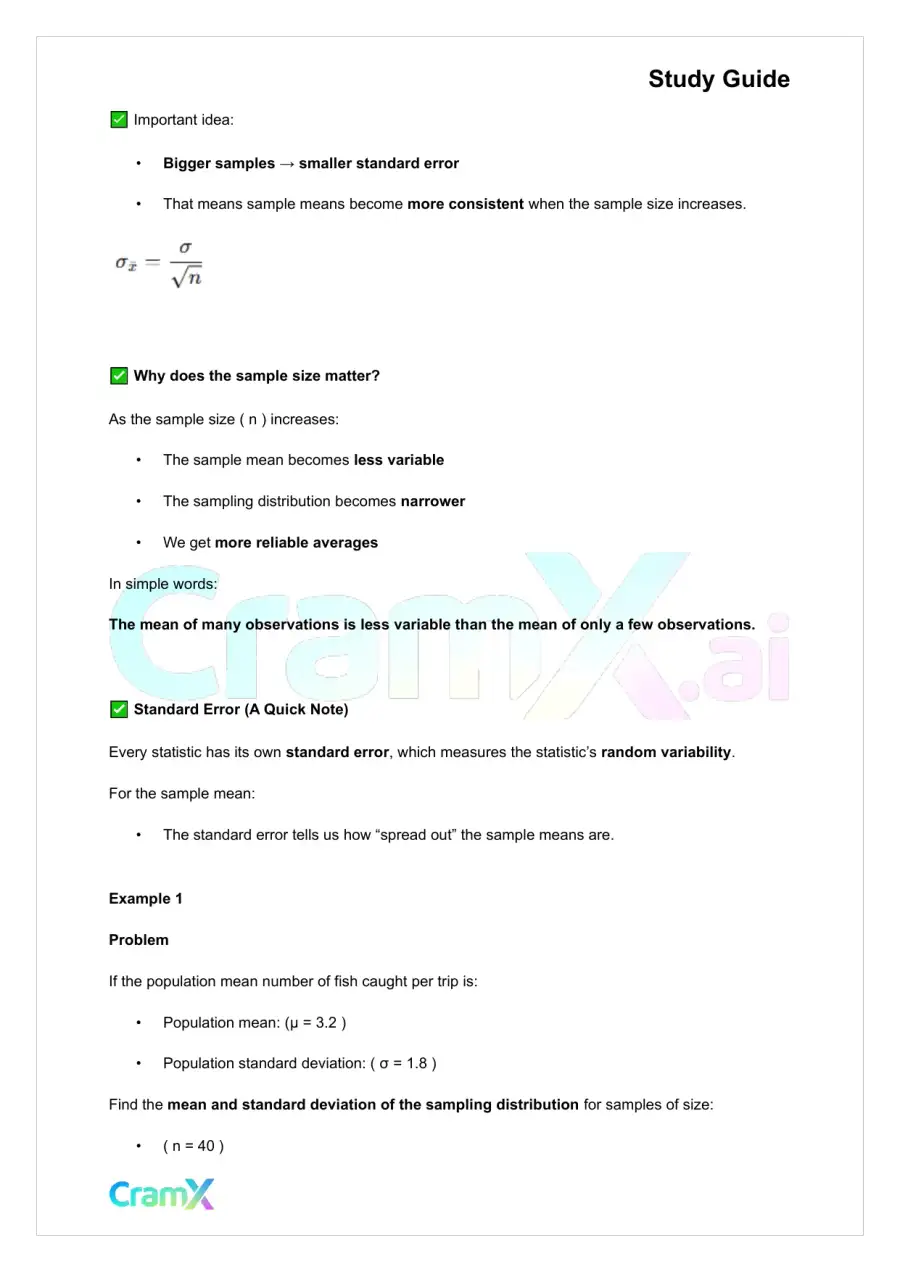 Statistics - Sampling, page 7