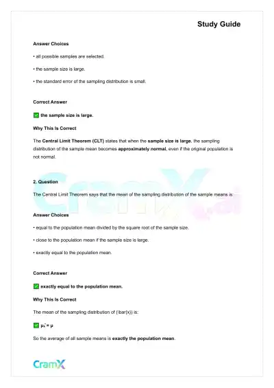 Statistics - Sampling - Page 9 preview image