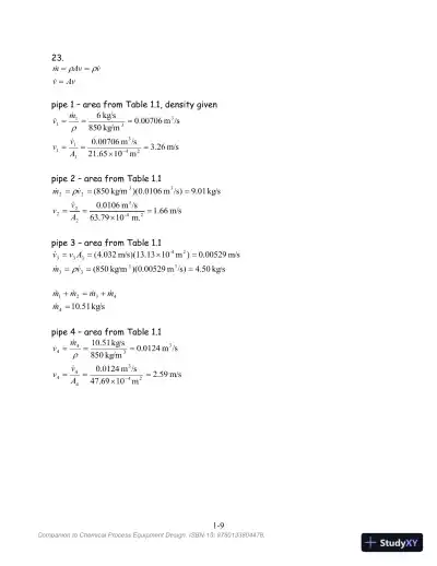 Chemical Process Equipment Design Solution Manual - Page 11 preview image