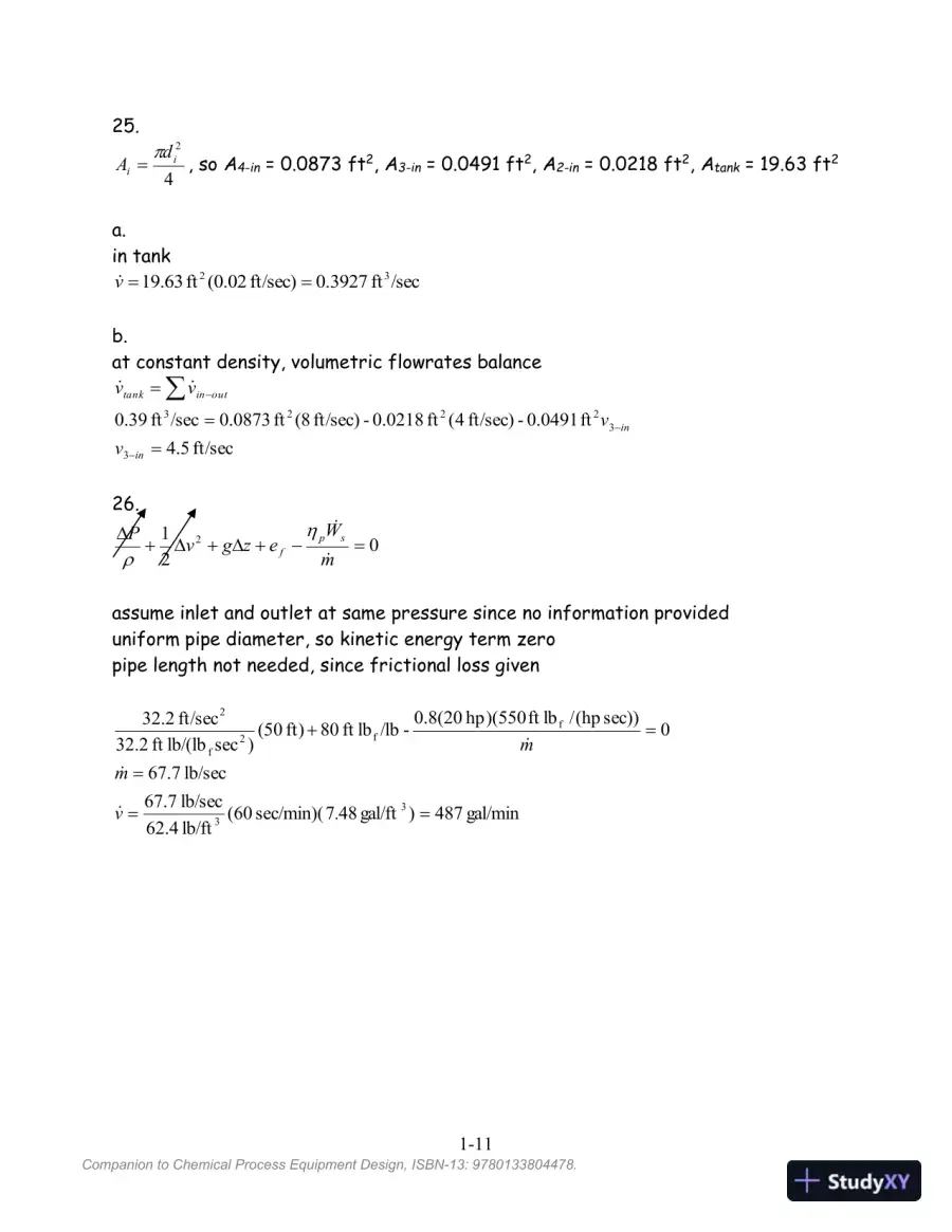 Chemical Process Equipment Design Solution Manual, page 13