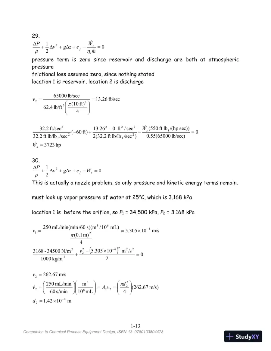 Chemical Process Equipment Design Solution Manual, page 15