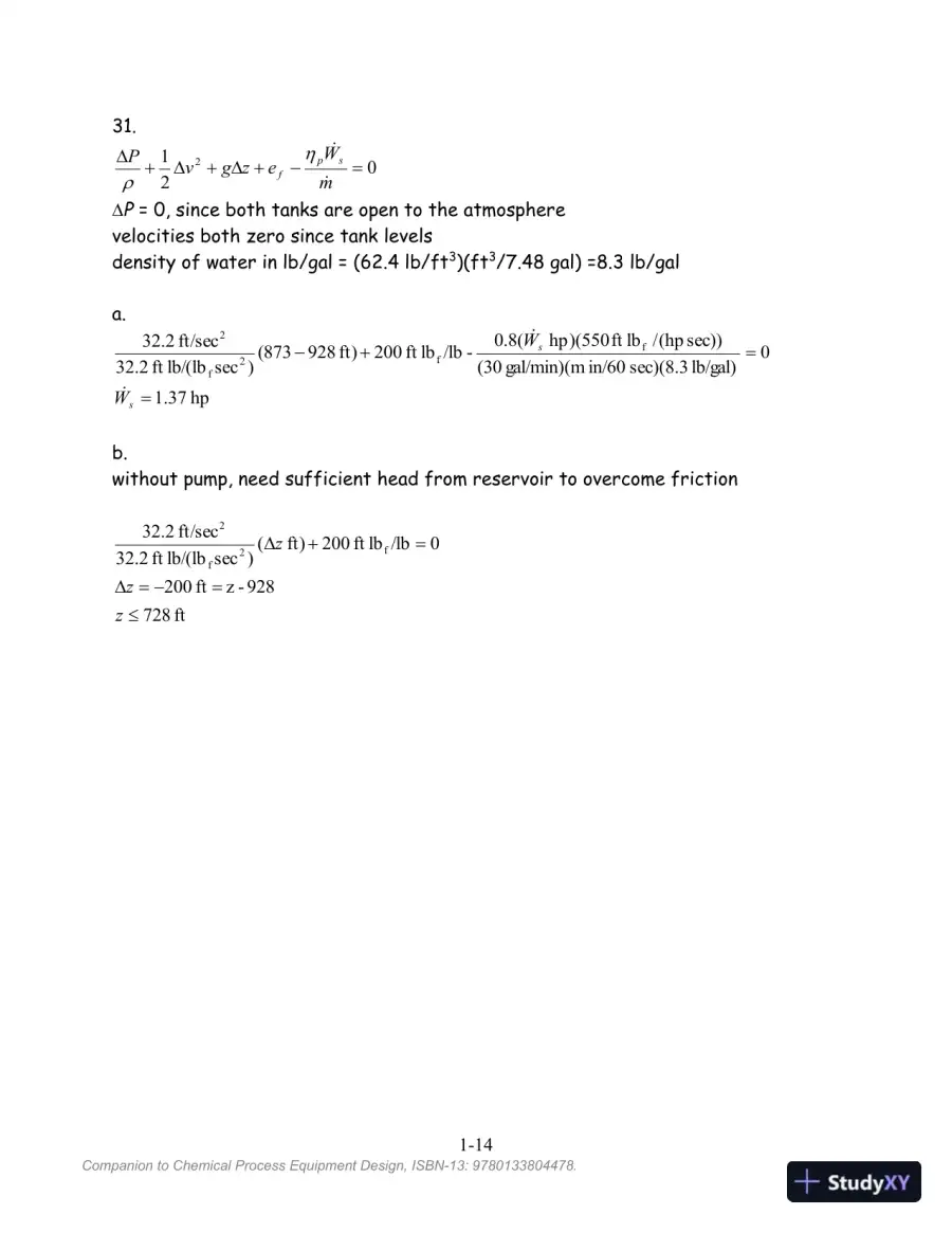 Chemical Process Equipment Design Solution Manual, page 16