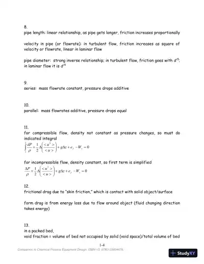 Chemical Process Equipment Design Solution Manual - Page 6 preview image