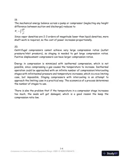 Chemical Process Equipment Design Solution Manual - Page 8 preview image
