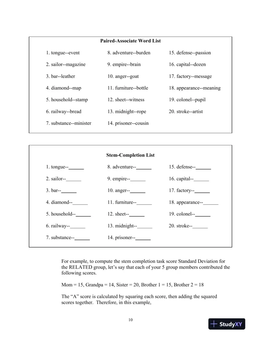 Test Bank for Learning and Memory, 4th Edition, page 13
