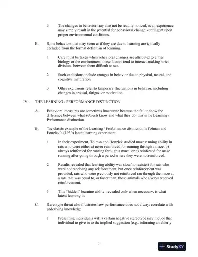 Test Bank for Learning and Memory, 4th Edition - Page 6 preview image