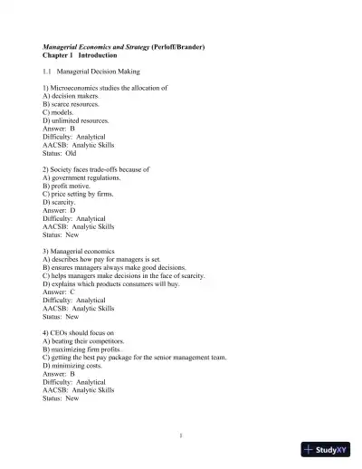 Solution Manual for Computer Accounting with Sage 50 Complete Accounting 2013, 17th Edition - Page 1 preview image