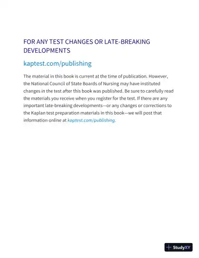 NCLEX-PN Prep 2019: Practice Test + Proven Strategies (2019) - Page 10 preview image