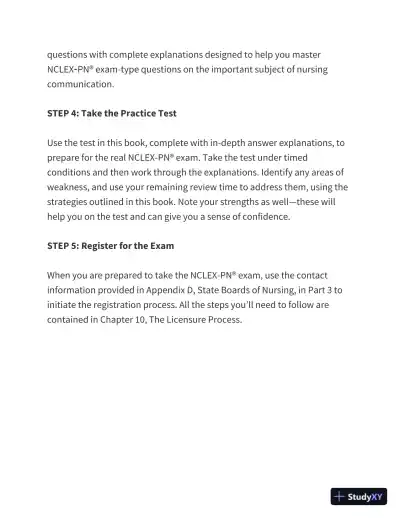 NCLEX-PN Prep 2019: Practice Test + Proven Strategies (2019) - Page 14 preview image
