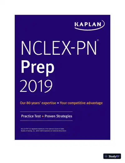 NCLEX-PN Prep 2019: Practice Test + Proven Strategies (2019) - Page 3 preview image
