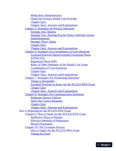 NCLEX-PN Prep 2019: Practice Test + Proven Strategies (2019) - Page 7 preview image