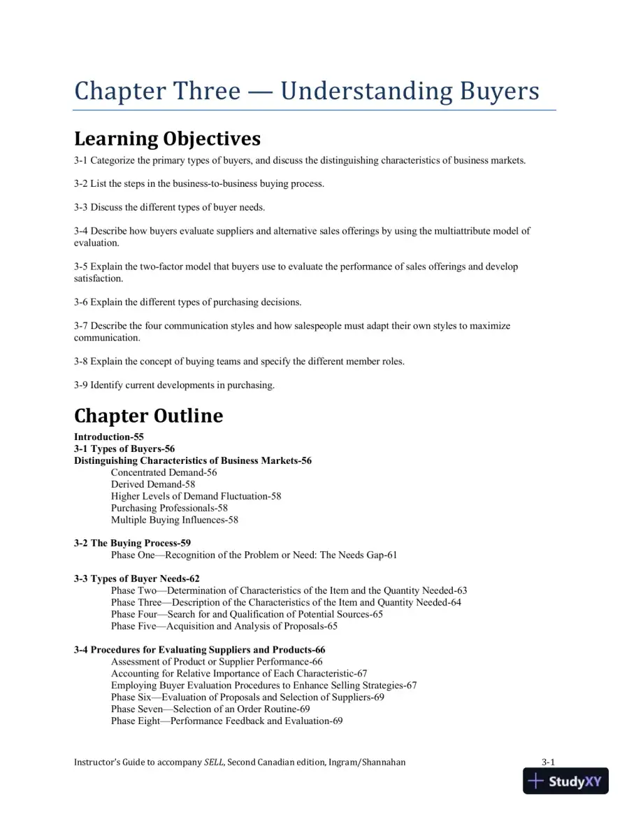 SELL, Canadian Edition Lecture Notes, page 15