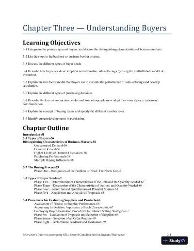 SELL, Canadian Edition Lecture Notes - Page 15 preview image