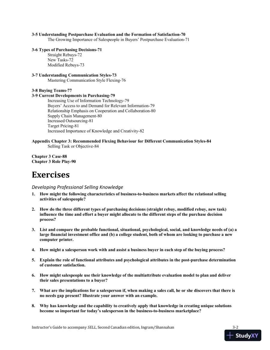 SELL, Canadian Edition Lecture Notes, page 16