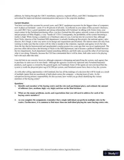 SELL, Canadian Edition Lecture Notes - Page 20 preview image