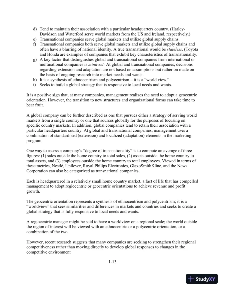 Solution Manual for Global Marketing, 10th Edition, page 15