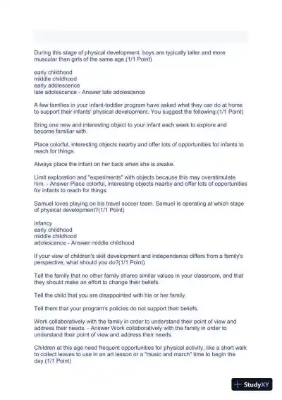 2023 WGUD094 Education Practice Exam With Answers (156 Solved Questions) - Page 10 preview image