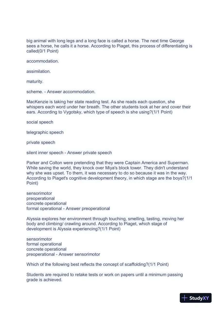 2023 WGUD094 Education Practice Exam With Answers (156 Solved Questions), page 4