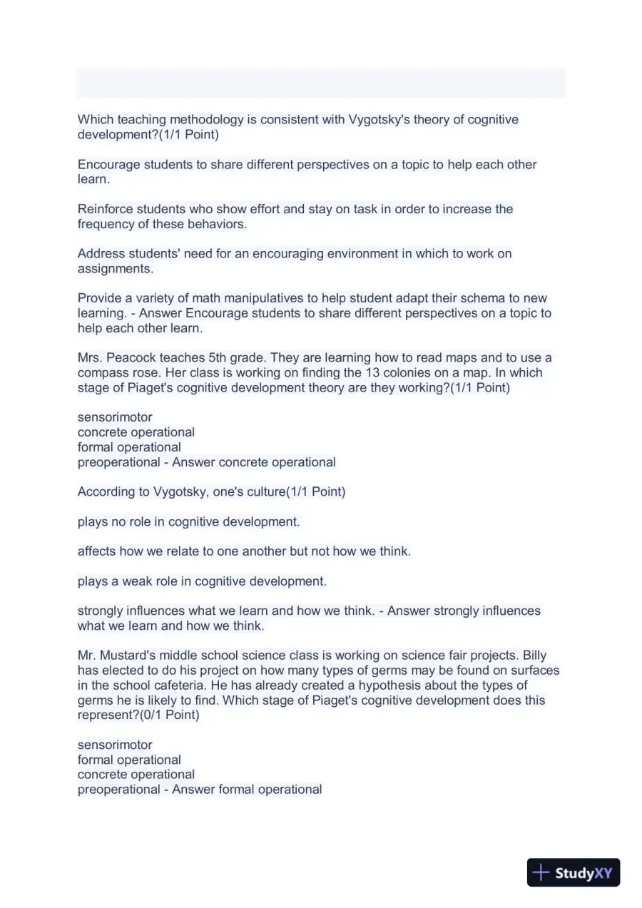 2023 WGUD094 Education Practice Exam With Answers (156 Solved Questions), page 6