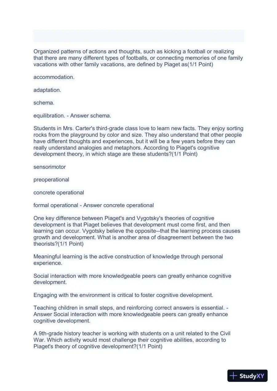 2023 WGUD094 Education Practice Exam With Answers (156 Solved Questions), page 7