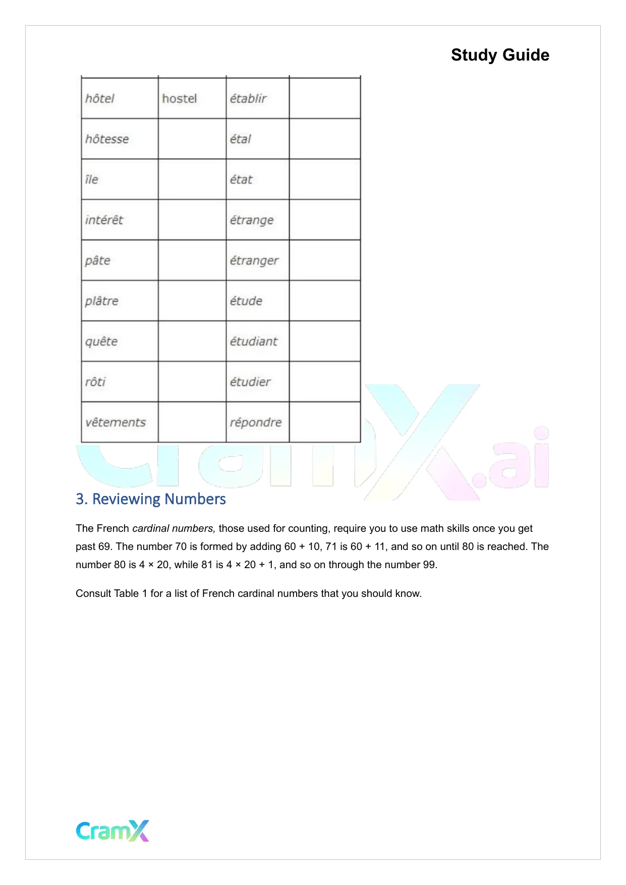 French II – Everyday Words and Phrases - Page 6 preview image