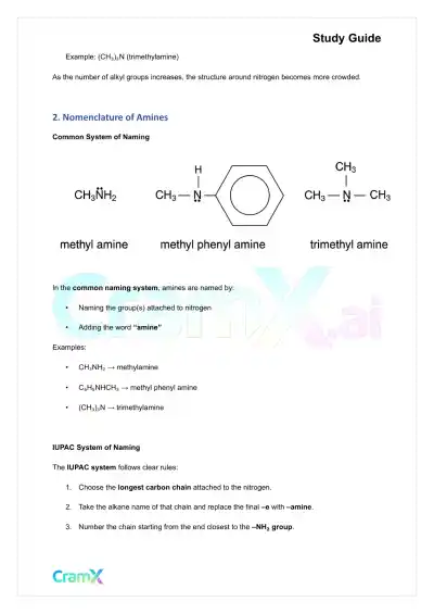 Organic Chemistry II - Amines - Page 2 preview image