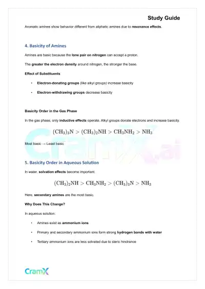Organic Chemistry II - Amines - Page 4 preview image