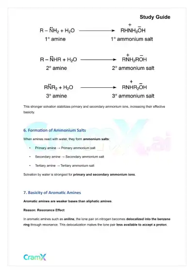 Organic Chemistry II - Amines - Page 5 preview image