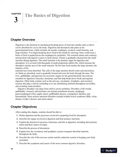 Class Notes for Nutrition and You, 4th Edition - Page 24 preview image