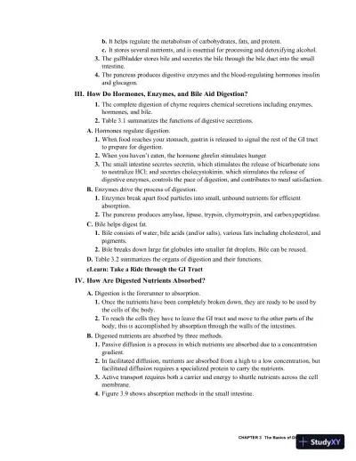 Class Notes for Nutrition and You, 4th Edition - Page 27 preview image