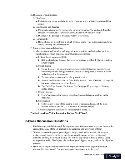 Class Notes for Nutrition and You, 4th Edition - Page 29 preview image