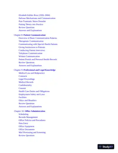 Medical Assistant Exam Prep: Your All-in-One Guide to the CMA and RMA Exams (2020) - Page 12 preview image