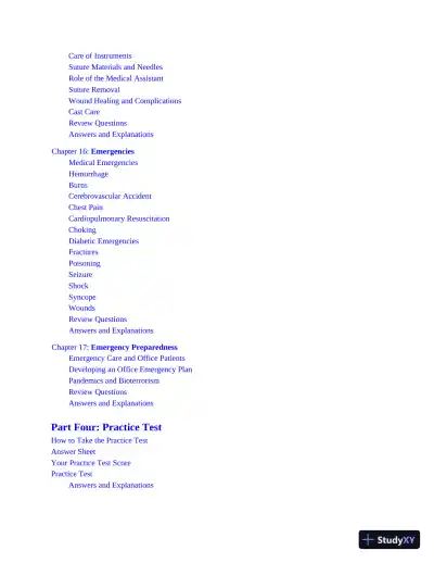 Medical Assistant Exam Prep: Your All-in-One Guide to the CMA and RMA Exams (2020) - Page 14 preview image