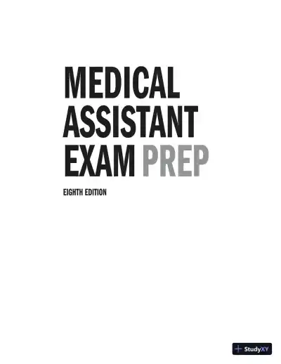 Medical Assistant Exam Prep: Your All-in-One Guide to the CMA and RMA Exams (2020) - Page 4 preview image